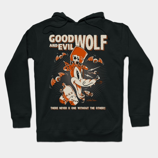 Good Wolf Hoodie by nanobarbero